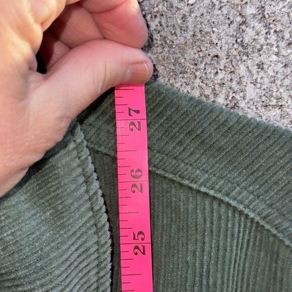 Vtg Green Windsor Corduroy Shacket Medium - Picture 6 of 10
